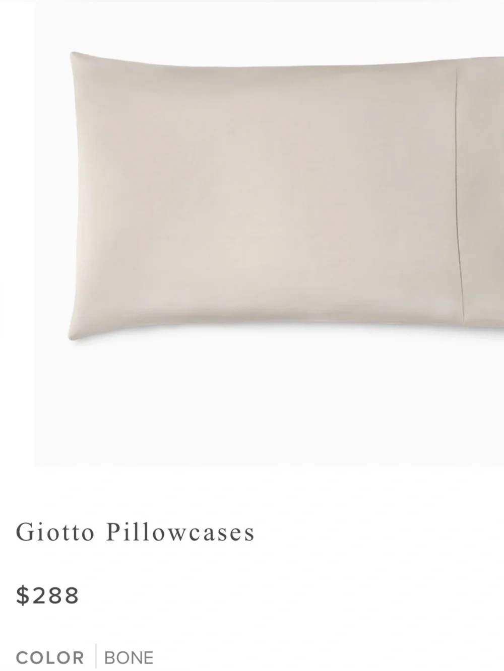 SFERRA GIOTTO QUEEN SHEET SET in BONE.